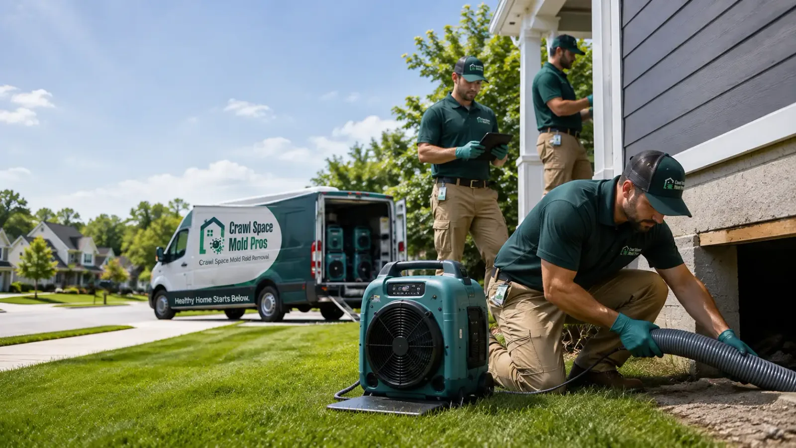 Crawl Space Mold Removal in Riverton, IL